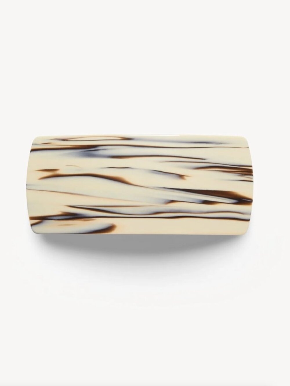 Machete Jumbo Box Barrette in Ganache NWT